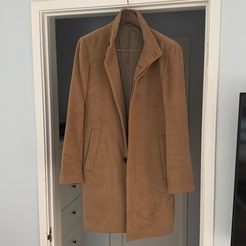 Theory Belvin 100% Real Camel Coat